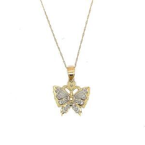 ❌SOLD❌10k Gold Butterfly Necklace